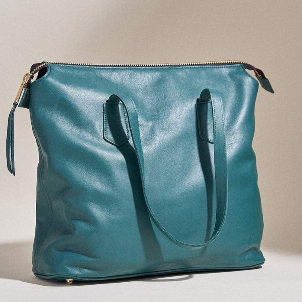 Elegant Teal Tote Bag